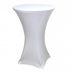32 Inch Black and White Cocktail Table Spandex Cover