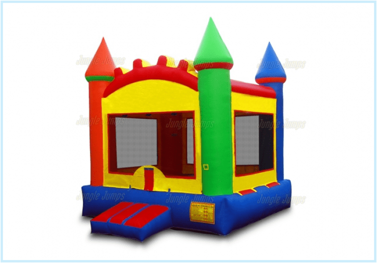 Multi-Color Arch Castle & B-Ball Hoop