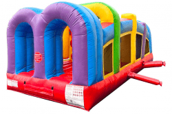 Obstacle20Course1 1707763123 Crossover Rainbow Inflatable Obstacle Course